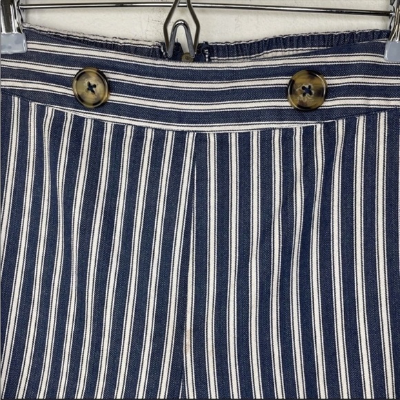 MODCLOTH Hello Halifax Striped Wide Leg High Waist Pants size S - Picture 3 of 9